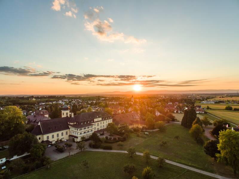 Die Malteserstadt im Sonnenuntergang.