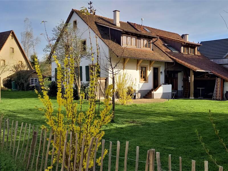 Der Garten der Ferienwohnung Fabry.