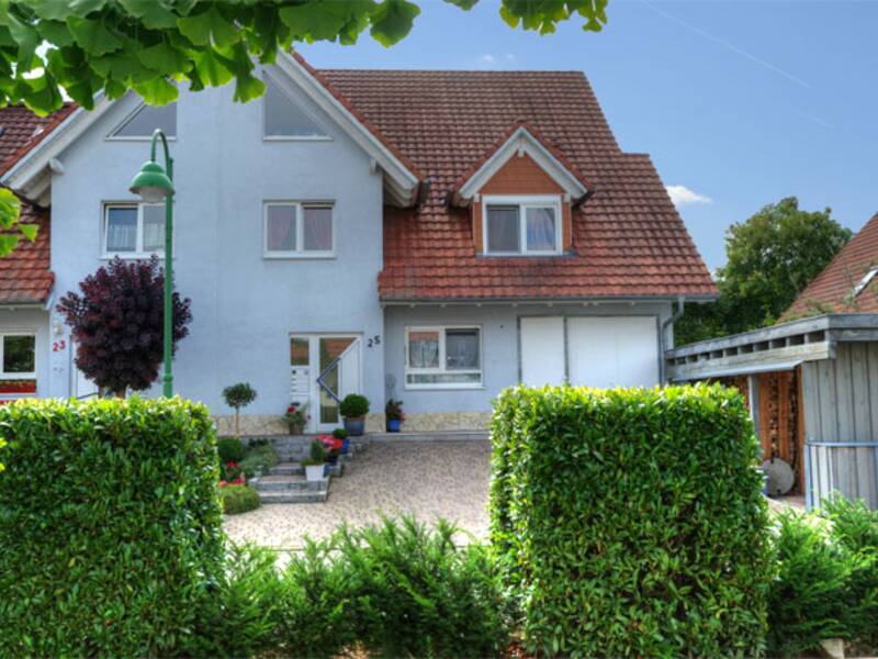 Die Außenansicht der Ferienwohnung Locherer.